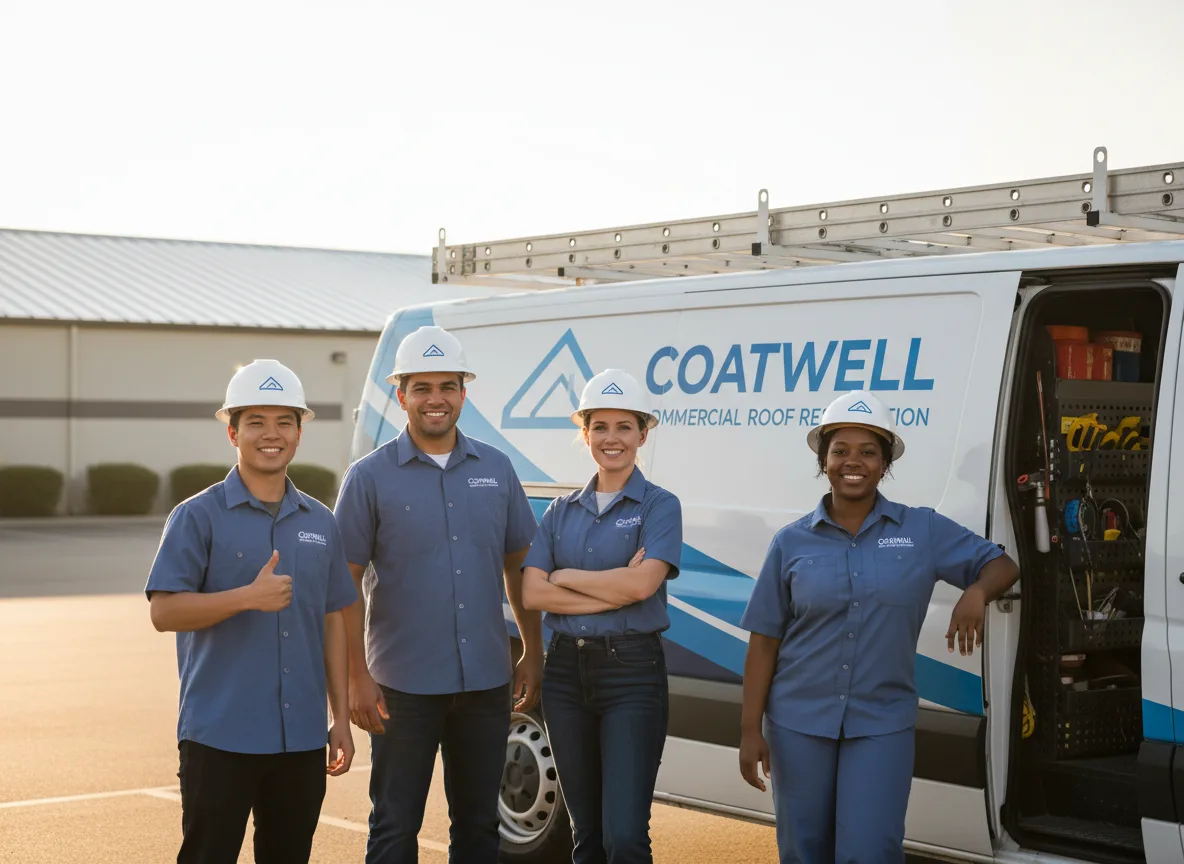 Commercial roof coating company in Zavalla, TX